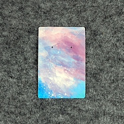 Cloud 100бумажные карточки для демонстрации ювелирных изделий для сережек и ожерелий, прямоугольные, облако, 9x6 см