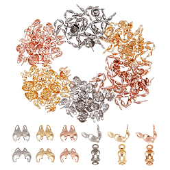 (52) Непрозрачная лаванда 150 шт. 6 стиль 304 наконечники из нержавеющей стали, Калотте заканчивается, крышка раскладушки, разноцветные, 6~8x4 мм, отверстие : 0.5~1.5 мм, 25 шт / стиль