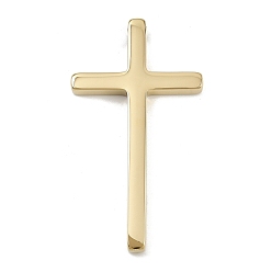 Золотой 304 из нержавеющей стали большие кулоны, перекрестной, ионное покрытие (ip), золотые, 54x30x4.5 мм, отверстие : 3.5 мм