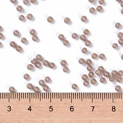 (RR641) Dyed Rose Bronze Silverlined Alabaster MIYUKI Round Rocailles Beads, Japanese Seed Beads, 8/0, (RR641) Dyed Rose Bronze Silverlined Alabaster, 8/0, 3mm, Hole: 1mm, about 2111~2277pcs/50g