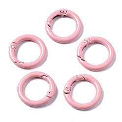 Pink Окрашенные распылением пружинные кольца из экологически чистого сплава, уплотнительные кольца, защелкивающееся кольцо, без кадмия, без никеля и без свинца, розовые, 25x4 мм