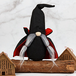 Witch Хэллоуин ткань куклы фигурки гномов, для домашнего украшения рабочего стола, ведьма, 280x200 мм