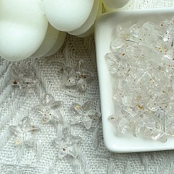 Прозрачный Бусины лэмпворк , морская звезда, прозрачные, 14 мм