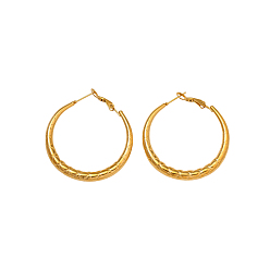 Настоящее золото 14K Серьги из 304 нержавеющей стали, кольцо, ионное покрытие (ip), долговечный, реальный 14 k позолоченный, 3.3 мм