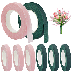 (52) Непрозрачная лаванда 8 рулоны 2 цветная бумажная лента для обертывания стеблей букета, для флориста свежие цветы и поделки, разноцветные, 2700 мм, 4 рулоны / цвет