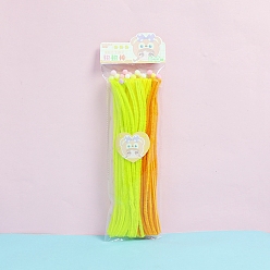 Желтый Плюшевые палочки своими руками, стебли синели, трубочисты, материал для детских поделок, желтые, 300 мм