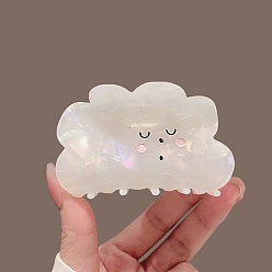 Cloud Заколки-когти из ацетата целлюлозы для женщин и девочек, облако, 80x50x45 мм