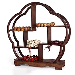 Цветок Подставки для деревянных браслетов в китайском стиле, держатель органайзера для браслетов, украшение дома, цветок, 30x6x30 см