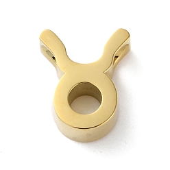 Телец Созвездие 304 подвески из нержавеющей стали, Телец, 9x7.5x3 мм, отверстие : 2 мм