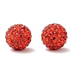 248_Солнце Полупрозрачные чешские хрустальные бусины с паве для дискотек, большой круглый полимерной глины чешский горный хрусталь бисер, 248 _sun, 12 мм (р 9), отверстие : 1.2 мм