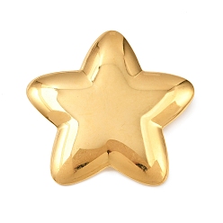 Звезда 304 из нержавеющей стали большие кулоны, звезда, 46x47.5x3~10 мм, отверстие : 7 мм