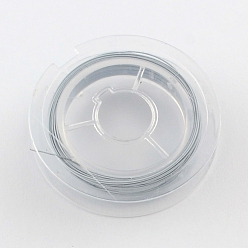 WhiteSmoke Tiger Tail Wire, Nylon-coated Stainless Steel, WhiteSmoke, 0.45mm, about 32.8 Feet(10m)/roll