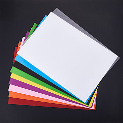 Mixed Color DIY Heat Shrink Sheets Film, For DIY Jewelry Making and Drawing Craft, Mixed Color, 29x20x0.03cm