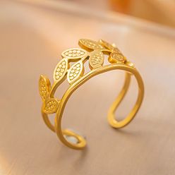 Лист 304 из нержавеющей стали манжеты кольца, реальный 18 k позолоченный, лист, размер США 4 1/4(15мм)~20мм