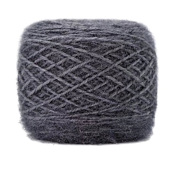 Серый Пряжа мохер, для ткачества, вязание крючком, серые, 1.5~2 мм, около 150г/моток
