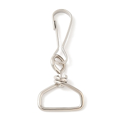 Платина Железа поворотные застежки, арка, платина, 58 мм, Кулон : 29.5x24x7.5 мм