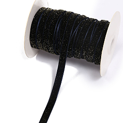 Прусский Синий Односторонние бархатные ленты с блестящей пудрой, аксессуары для одежды, берлинская лазурь, 3/8 дюйм (10 мм), 100 ярдов / ролл