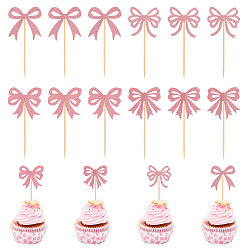 Ярко-Розовый 60 шт. бумажные банты для украшения торта, торт вставки карты, ярко-розовый, 115 мм