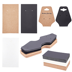 Mixed Color Paper Display Cards, Mixed Color, 150pcs