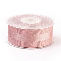 Pearl Pink Polyester Grosgrain Ribbon, Pearl Pink, 1-1/2 inch(38mm), 100yards/roll(91.44m/roll)