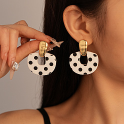 Самородки Сплав смола болтаться серьги, самородки, 46x39 мм