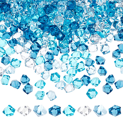 (52) Непрозрачная лаванда 800шт 4 цветной пластиковый ледяной блок, имитация еды, играть в еду, для аксессуаров для кукольного домика, притворяясь опорными украшениями, разноцветные, 13.5x11x12 мм, 200 шт / цвет