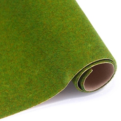 Зеленый Имитационная модель травы, искусственный флокированный микроландшафтный садовый декор, для декора песочного стола, зелёные, 210x297 мм, 5 шт / комплект