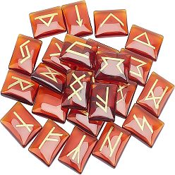 Шоколадный Имитационные нефритовые стеклянные кабошоны, со словом, прямоугольные, цвет шоколада, 20x15x6 мм, 25 шт / пакет, 1 мешок / коробка