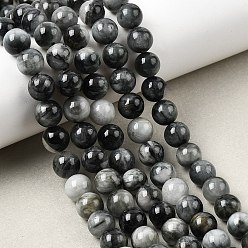 Орлиный Глаз Камень Натуральный орлиный глаз бусы, класса AB, круглые, 8~8.5 мм, отверстие : 0.8 мм, около 48~49 шт / нитка, 15.35~15.55'' (39~39.5 см)