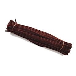 Кокосово-Коричневый Плюшевые палочки своими руками, с железным сердечником, трубочисты, материал для детских поделок, кокосового коричневый, 300 мм, 100 шт / комплект