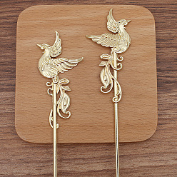 Light Gold Выводы из сплава для волос, феникс, золотой свет, 153x33 мм