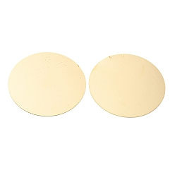 Light Gold Brass Sheet, Brass Disc, Flat Round, 60x0.5mm