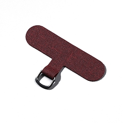 Кокосово-Коричневый Нашивка на шнурок для мобильного телефона из ткани Оксфорд, Запасная часть соединителя ремешка для телефона, вкладка для безопасности сотового телефона, кокосового коричневый, 6x1.5x0.065~0.07 см, Внутренний диаметр: 0.7x0.9 cm