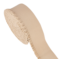 Цвет Древесины 9.4 ярдов полиэстеровых кружевных лент, аксессуар для одежды, деревесиные, 2-3/8 дюйм (60 мм)