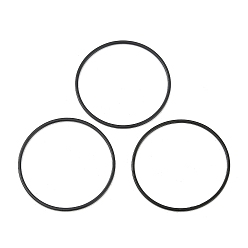 Черный Ионное покрытие (ip) 304 соединительное кольцо из нержавеющей стали, без никеля , круглые кольца, чёрные, 30x0.8 мм