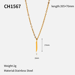 Настоящее золото 18K 304 подвески из нержавеющей стали с арабскими буквами, реальный 18 k позолоченный, 15.55 дюйм (39.5 см), Кулон : длиной 17 мм 