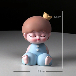 Human Смола 3d мультфильм украшения дисплея автомобиля, украшения для дома и офиса в машине, человек, 82.5x52x110 мм