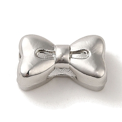 Платина Наберешь металлизации шарики сплава, без кадмия, без никеля и без свинца, бантом, платина, 9x15.5x7 мм, отверстие : 6x4 мм