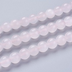 Класс AB Бусы из натурального розового кальцита, круглые, класса AB, 8.5 мм, отверстие : 1 мм, около 48 шт / нитка, 15.35 дюйм (39 см)