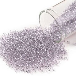 (632) Light Lavender Transparent Luster Круглые бусины toho, японский бисер, (632) светло-бледно-лиловый прозрачный блеск, 11/0, 2.2 мм, отверстие : 0.8 мм, Около 50000 шт / фунт