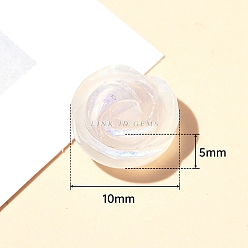 Rainbow Moonstone Natural Rainbow Moonstone Beads, Flower, 10x5mm