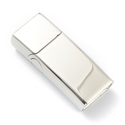 Нержавеющая Сталь Цвет Не тускнеет 316 хирургические штыковые застежки из нержавеющей стали, прямоугольные, цвет нержавеющей стали, 33x13.5x8.5 мм, внутренний диаметр: 11.5x6 мм