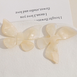 Мокасин Ацетат целлюлозы (смола) кабошоны, бабочка градиентного цвета, мокасин, 34x46 мм