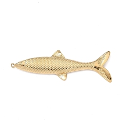 Fish 304 из нержавеющей стали большие кулоны, подвески на тему морской жизни, золотые, рыба, 64x20.5x3 мм, отверстие : 1.5x2 мм