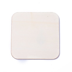 Цвет Древесины Древесины кабошонов, квадратный, деревесиные, 109x109x2.5 мм