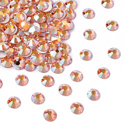 90310 200 Sun AB Preciosa® maxima crystal без горячей фиксации плоские камни, чешский хрусталь, срыв твердой мозговой оболочки, круглый(438 11 615 шатон-роза), 90310 200 солнце аб, ss 10 (2.7~2.9 мм)