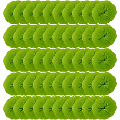 Светло-зеленый Коричневый Пластиковый искусственный лист лотоса, украшение дома, оливковый, 55x59x0.5~9 мм