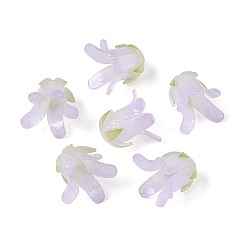 лаванда Термоусадочные акриловые колпачки, колокольчик, лаванда, 16~17.5x17~20x17~20 мм, отверстие : 1.2~1.6 мм