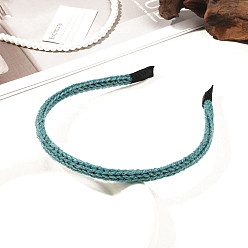 Бирюза Ткань ленты для волос, аксессуары для волос для женщин и девочек, бирюзовые, 125 мм