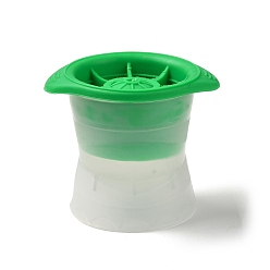 Бирюза Силиконовые формы для мороженого, машина для приготовления ледяных шариков для коктейлей, морозильная камера для сока, виски, бурбона, бирюзовые, 75x63 мм